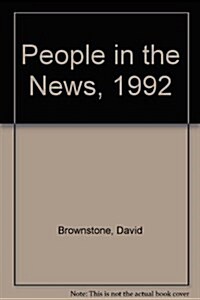 People in the News, 1992 (Hardcover, 2nd)