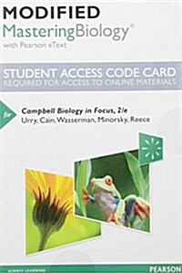 Modified Mastering Biology with Pearson Etext -- Standalone Access Card -- For Campbell Biology in Focus (Hardcover, 2)