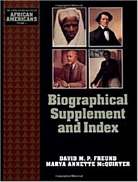 Biographical Supplement and Index (Hardcover)