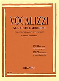 Vocalises in the Modern Style [Vocalizzi Nello Stile Moderno]: High Voice (Paperback)