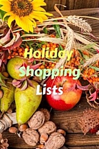 Holiday Shopping Lists (Paperback)