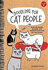 Doodling for Cat People (Library Binding)