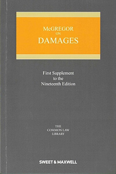 McGregor on Damages (Paperback, 19 Rev ed)