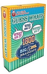 Professor Murphys Game Cards: Guess What? : 1800 Clues for Big & Little Brainiacs (Cards)