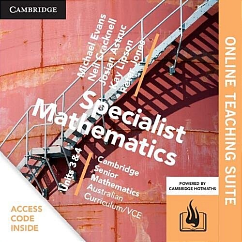 CSM VCE Specialist Mathematics Units 3 and 4 Online Teaching Suite (Card) (Digital product license key)