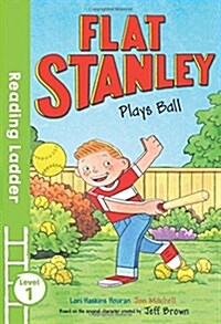 [중고] Flat Stanley Plays Ball (Paperback)