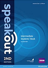 [중고] Speakout Intermediate 2nd Edition Students Book and DVD-ROM Pack (Package, 2 ed)