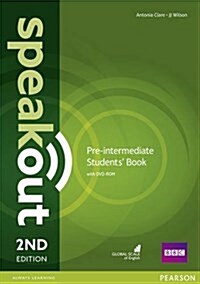 [중고] Speakout Pre-Intermediate 2nd Edition Students‘ Book and DVD-ROM Pack (Package, 2 ed)