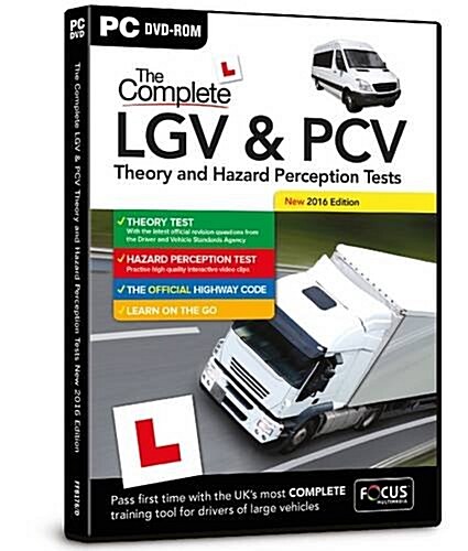 The Complete LGV & PCV Theory and Hazard Perception Tests (DVD-ROM, New ed)