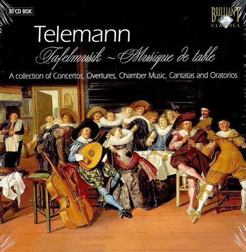 [수입] 텔레만 : 협주곡 & 서곡 & 실내악 & 칸타타, 오라토리오 [30CD + 1CD-Rom]