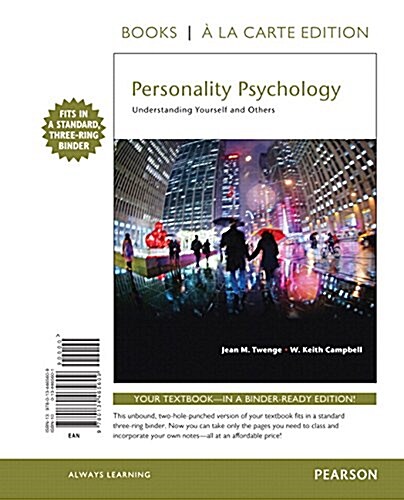 Personality Psychology: Understanding Yourself and Others, Books a la Carte Edition (Loose Leaf)