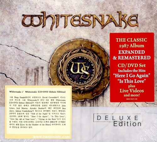 [중고] [수입] Whitesnake - Whitesnake [CD+DVD Deluxe Edition][25th Anniversary]