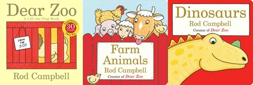Dear Zoo & Friends (Boxed Set): Dear Zoo; Farm Animals; Dinosaurs (Board Books, Boxed Set)