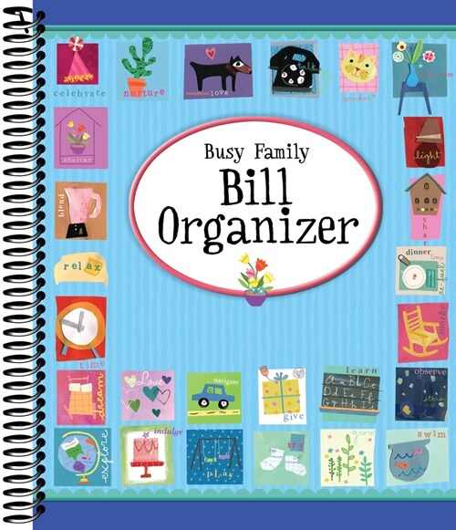 Busy Family Bill Organizer (Spiral)