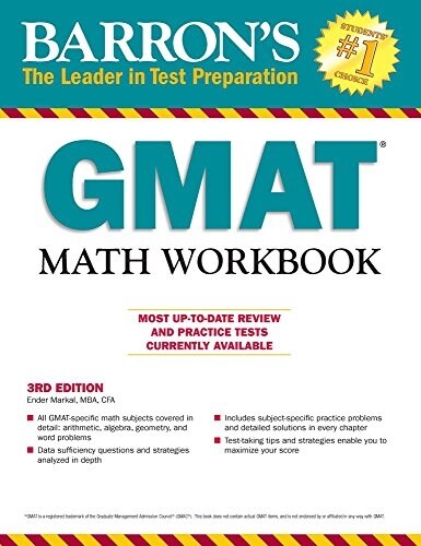 GMAT Math Workbook (Paperback, 3)