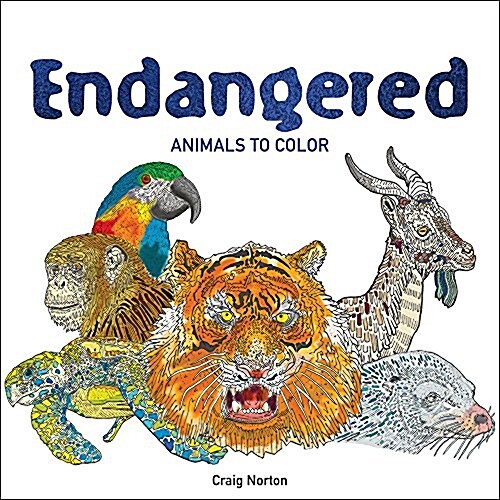 Endangered: Animals to Color (Paperback)