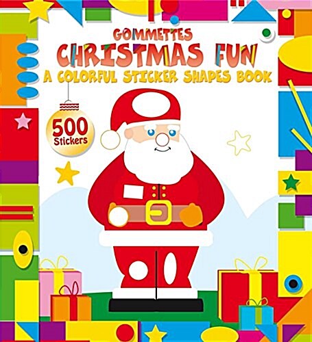 Christmas Fun: A Colorful Sticker Shapes Book (Paperback)