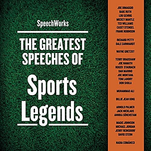 The Greatest Speeches of Sports Legends (MP3 CD)