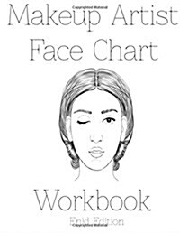 Makeup Artist Face Chart Workbook Enid Edition (Paperback)