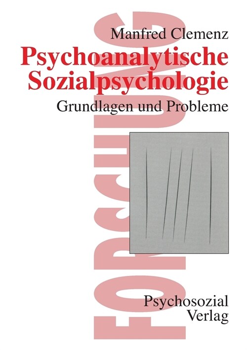 Psychoanalytische Sozialpsychologie (Paperback)