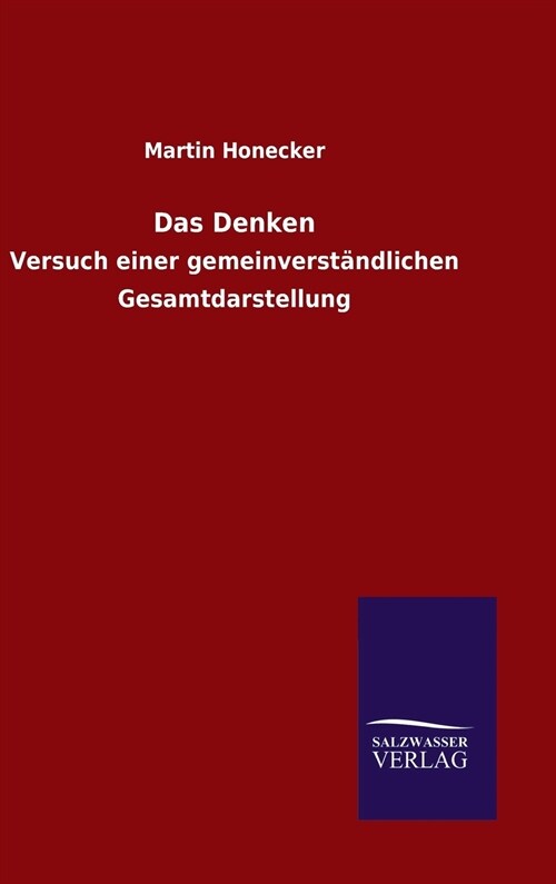 Das Denken (Hardcover)