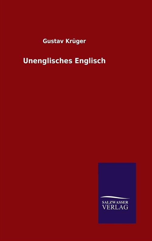 Unenglisches Englisch (Hardcover)