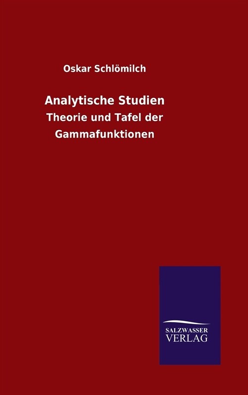 Analytische Studien (Hardcover)