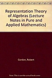 Representation Theory of Algebras (Paperback)