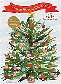 Cookie Advent Cookbook: With 24 Festive Recipes (Hardcover)
