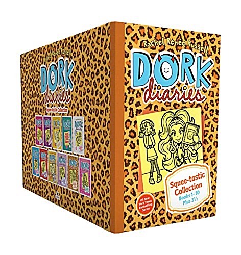 [중고] Dork Diaries Squee-Tastic Collection Books 1-10 Plus 3 1/2: Dork Diaries 1; Dork Diaries 2; Dork Diaries 3; Dork Diaries 3 1/2; Dork Diaries 4; D (Boxed Set)