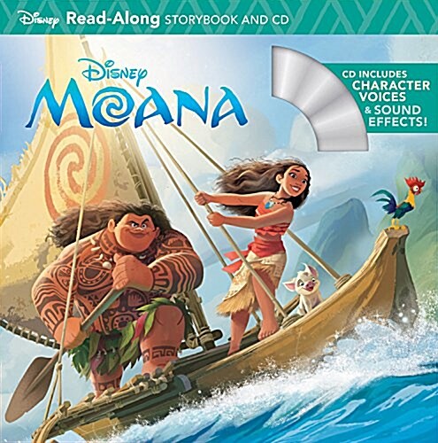 [중고] Disney Read-Along Storybook : Moana 모아나 (Paperback + CD)