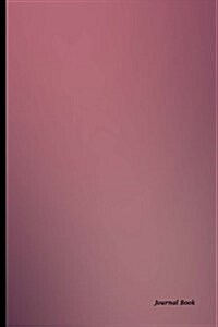 Journal Book: Purple Blurground, Lined Blank Journal Book, 6 X 9, 150 Pages (Paperback)