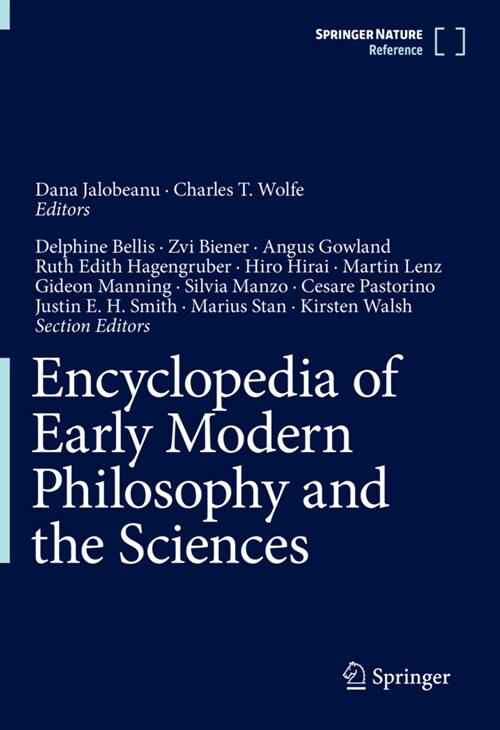 Encyclopedia of Early Modern Philosophy and the Sciences (Hardcover)