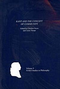 Kant and the Concept of Community (Paperback)