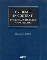 Evidence in Context (Paperback)