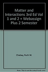 Matter and Interactions 3rd Ed Vol 1 and 2 + Webassign Plus 2 Semester (Paperback, Pass Code)