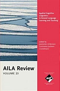 [중고] Applied Cognitive Linguistics in Second Language Learning and Teaching (Paperback)