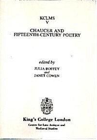 Chaucer and Fifteenth-Century Poetry (Paperback)
