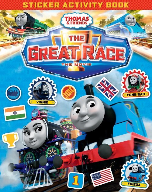 Thomas & Friends: the Great Race Movie Sticker Book (Paperback)