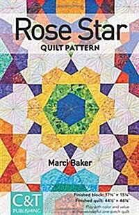 Rose Star Quilt Pattern (Paperback)