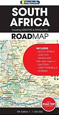 SOUTH AFRICA RV R LESOTHO SWAZILAND MS (Sheet Map)