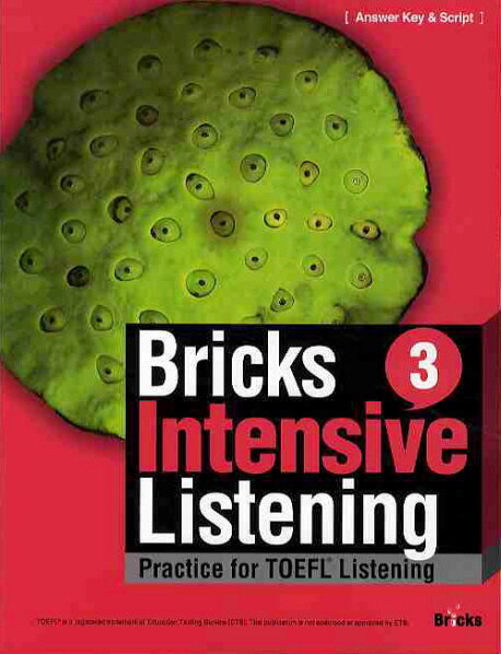 [중고] Bricks Intensive Listening 3 : Answer Key & Script