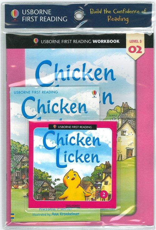 Usborne First Reading Workbook Set 3-02 : Chicken Licken (Paperback + Audio CD + Workbook)