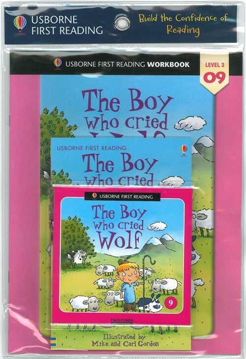 Usborne First Reading Workbook Set 3-09 : The Boy Who Cried Wolf (Paperback + Audio CD + Workbook)