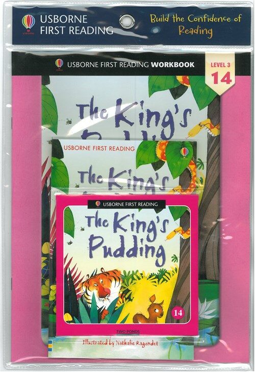 Usborne First Reading Workbook Set 3-14 : The Kings Pudding (Paperback + Audio CD + Workbook)