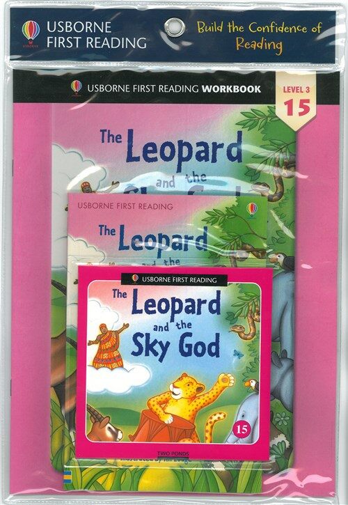 Usborne First Reading Workbook Set 3-15 : The Leopard and the Sky God (Paperback + Audio CD + Workbook)