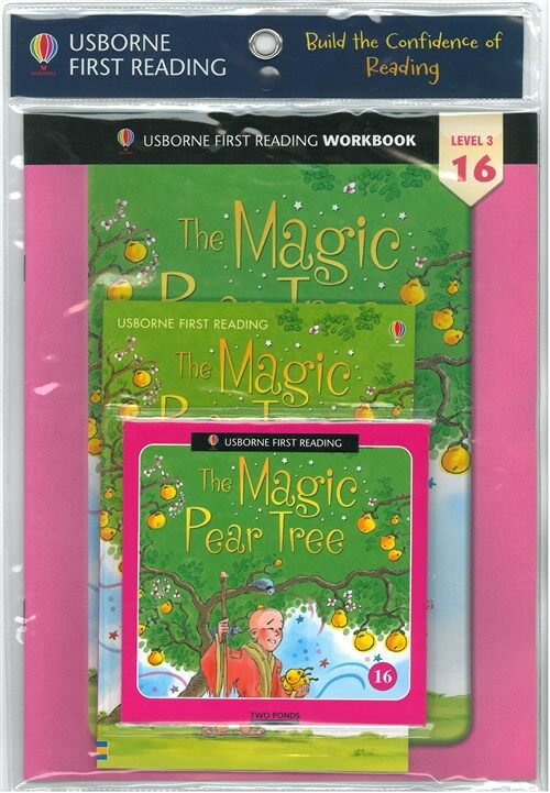 Usborne First Reading Workbook Set 3-16 : The Magic Pear Tree (Paperback + Audio CD + Workbook)