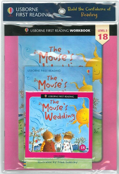 Usborne First Reading Workbook Set 3-18 : The Mouses Wedding (Paperback + Audio CD + Workbook)