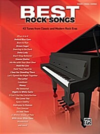 Best Rock Songs: 43 Tunes from Classic and Modern Rock Eras (Piano/Vocal/Guitar) (Paperback)