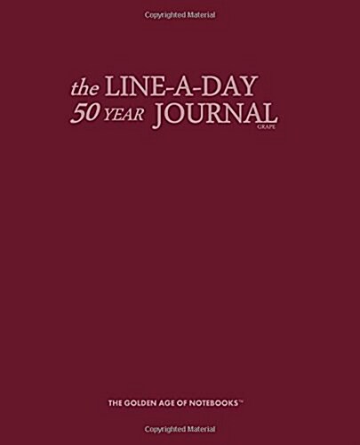 The Line-a-day 50 Year Journal Grape (Paperback, JOU)